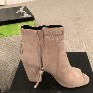 Rebecca Minkoff open toe bootie size 9